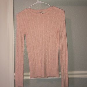 Cable knit sweater
